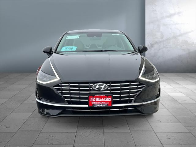 2023 hyundai sonata hybrid blue