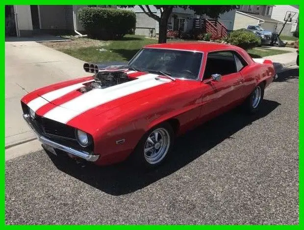 1969 chevrolet camaro 427 bbc with 871 tbs blower 600hp with a turbo 400 trans