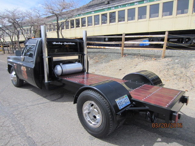 custom chevy ratrod (rat rod), dually, flatbed w/ 454, 400 auto