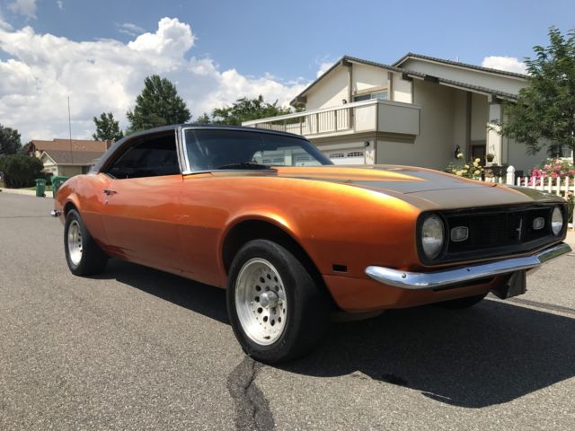 no reserve 1968 camaro coupe numbers matching 327 v8 4 speed no rust runs great