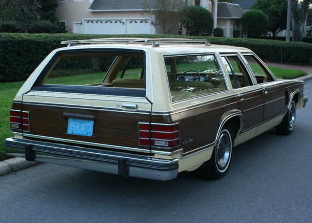 lifetime california survivor - 1979 mercury marquis colony park wagon - 69k mi