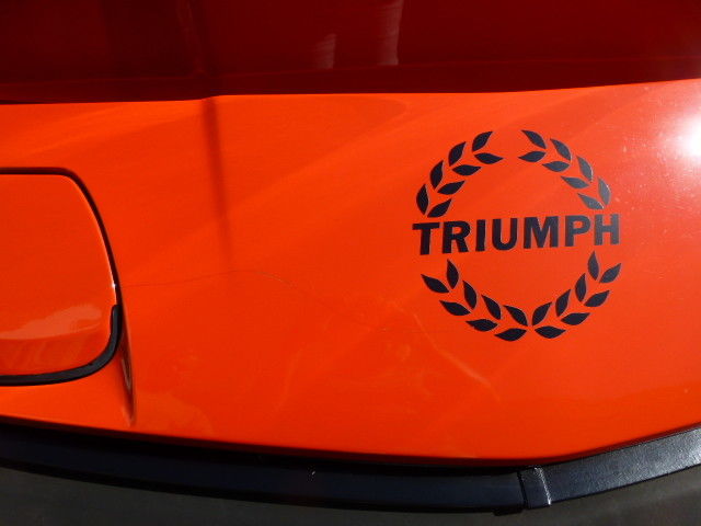 1979 triumph tr-7, convertible, 5 speed, orange