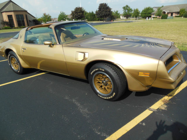 45,150 actual mile firebird trans am y88 gold se w72 400 v8 4 speed ws6 ps pb ac