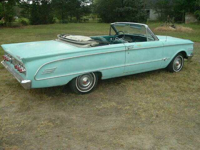 1963 mercury comet s22 convertible 6 cylinder 4 speed-barn find-rat rod-project