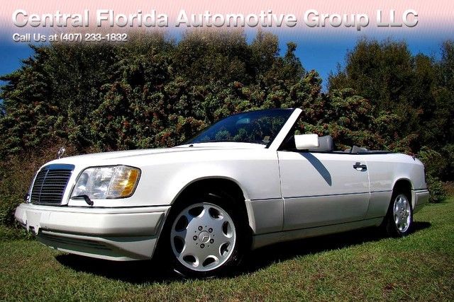 1994 mercedes-benz e320 cabriolet beautiful colors! 68k low miles florida! clean