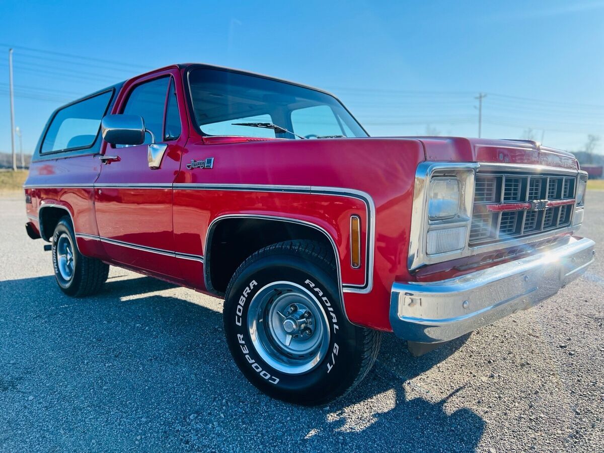 1980 gmc jimmy suv red rwd automatic sierra classic
