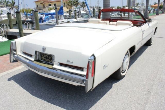 1976 cadillac eldorado convertible convertible white fwd automatic