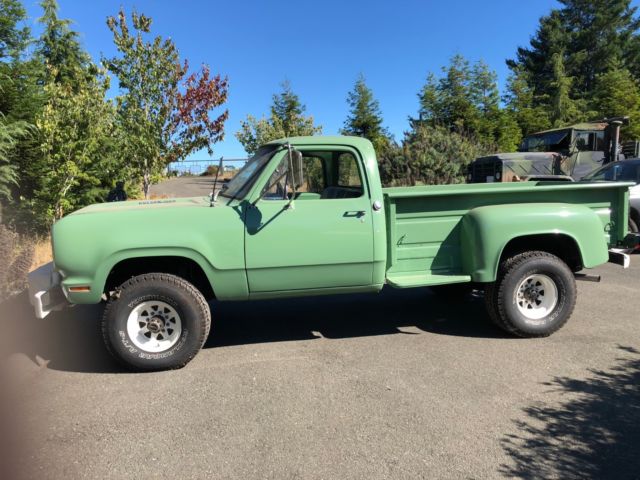 1972 dodge power wagon w200 3/4 ton step side long bed