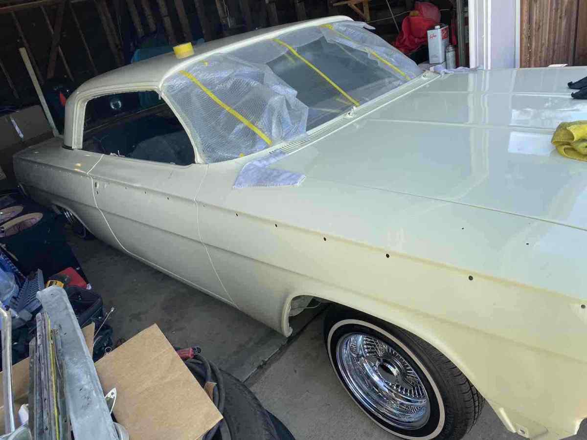 1962 chevrolet impala white rwd automatic sport coupe