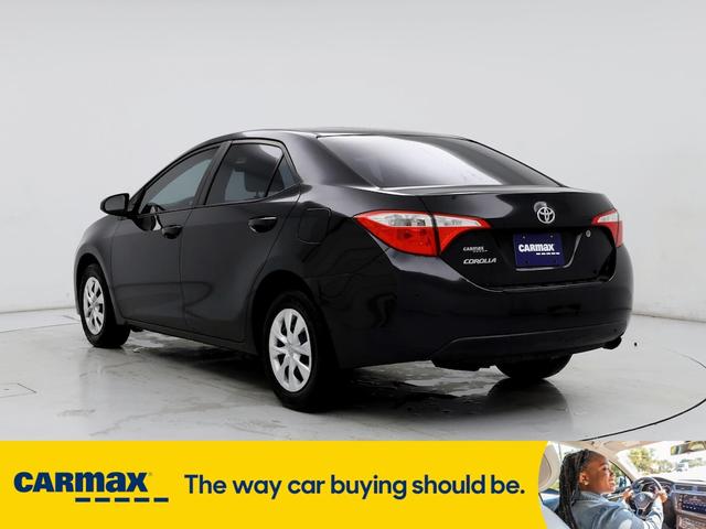 2016 toyota corolla l