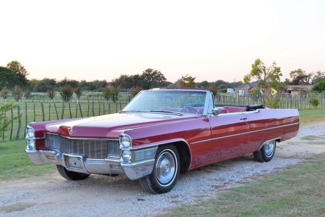 1965 cadillac deville convertible, restored survivor, 49k miles, must see