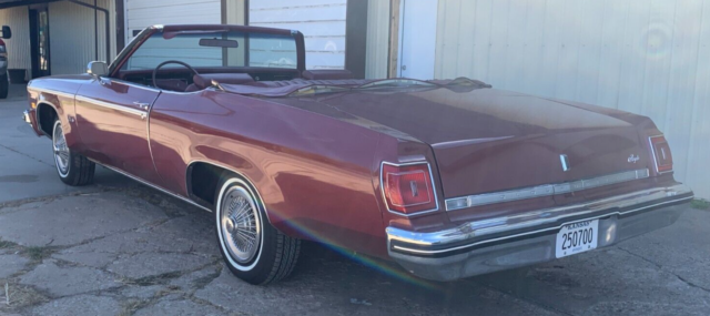 1975 oldsmobile delta 88 royale convertible 12,600 original miles 455 v8 rare !!