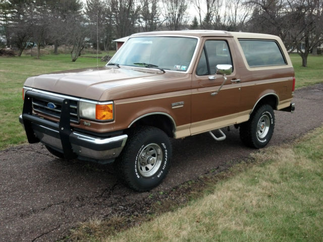 1990 ford bronco 79000 original miles 5.8 auto 4x4 a/c p/w eddie bauer edition