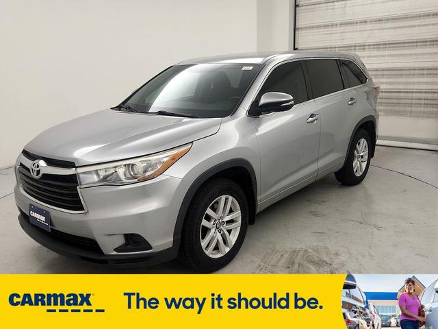 2016 toyota highlander le