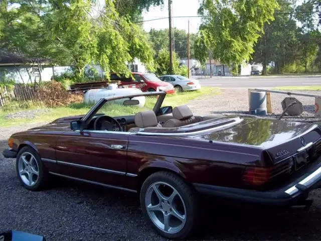 1979 mercedes 450sl w107with a 454cid, 7.4l big block chevy engine