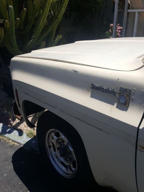 chevy truck scottsdale c20 3/4 ton 350 eng. 5.7lt