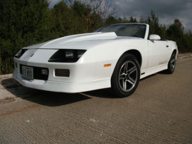 1988 z28 iroc camaro convertible