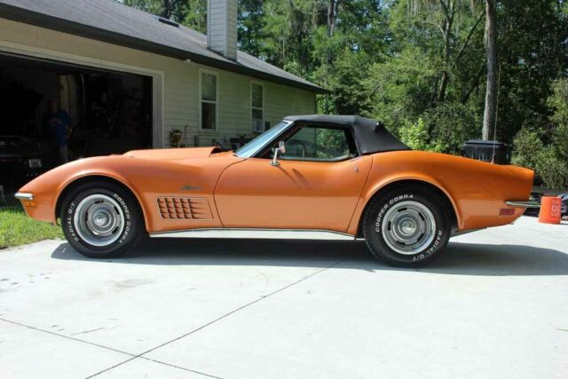 1972 ls5 corvette stingray ontario orange chevy vette