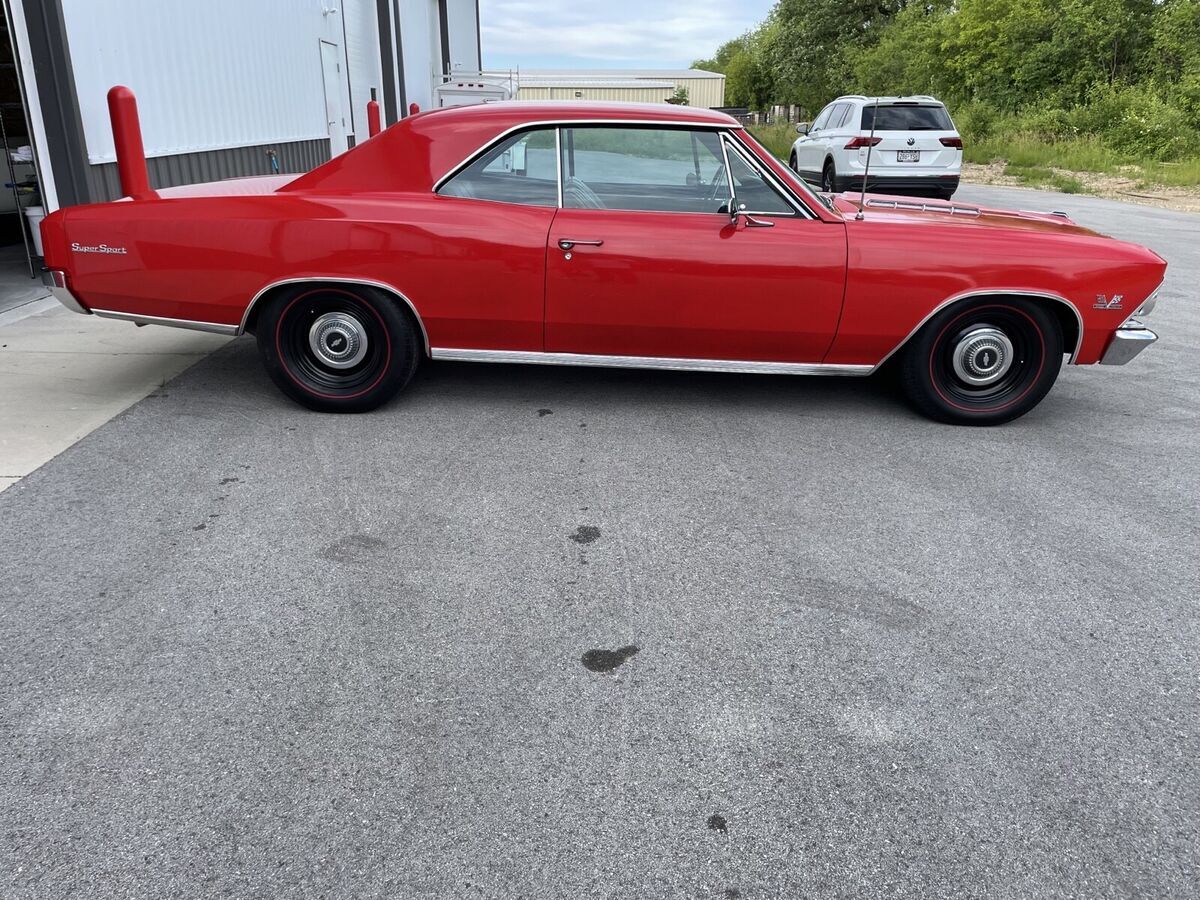 1966 chevrolet chevelle red ss