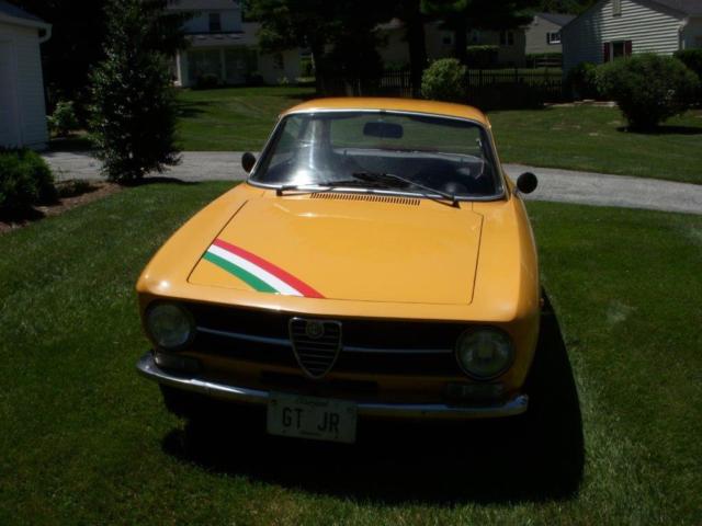 1972 alfa romeo gt junior, a track proven winner in yellow, 2.0 like gtv