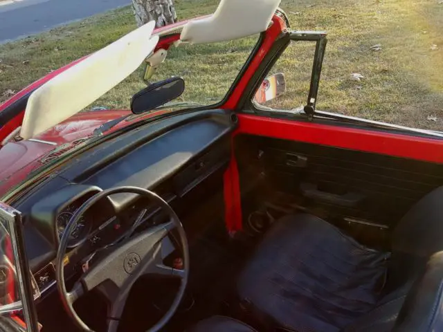 1975 volkswagen super beetle convertible - runs! vw superbeetle