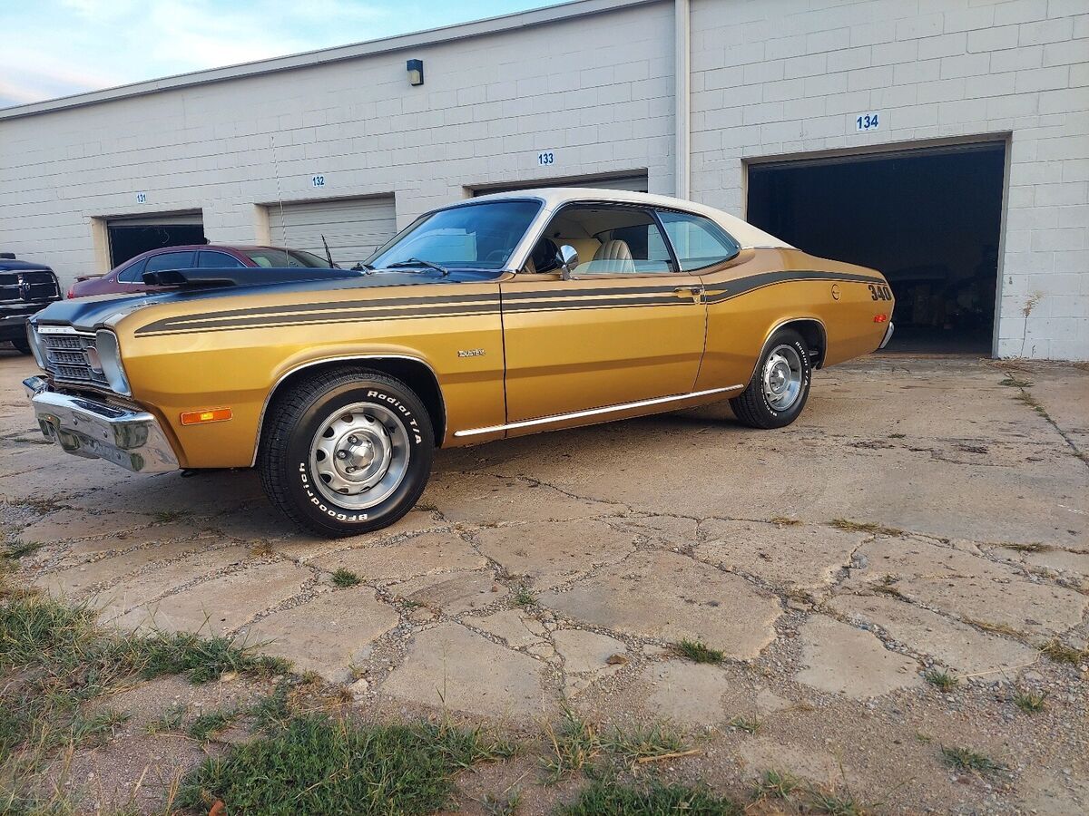 1973 plymouth duster brown rwd automatic 340