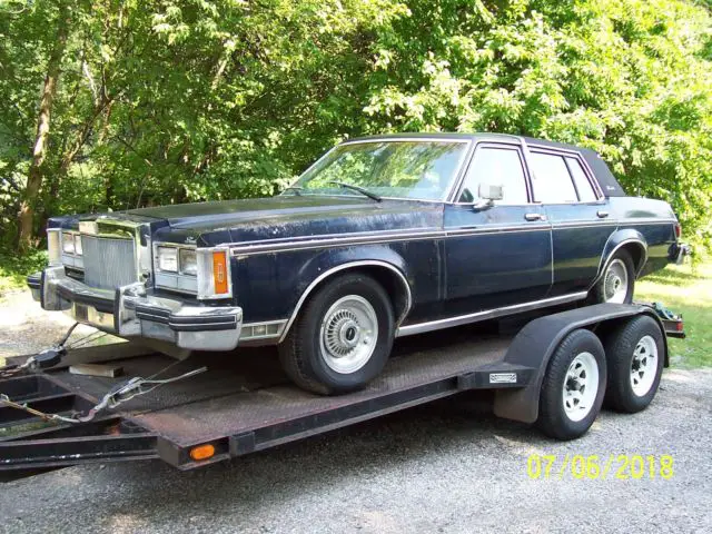 1979 lincoln versailles silver black edition loaded needs restored