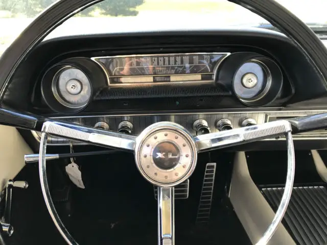 1963 ford galaxie 500 xl 352 automatic black / white survivor
