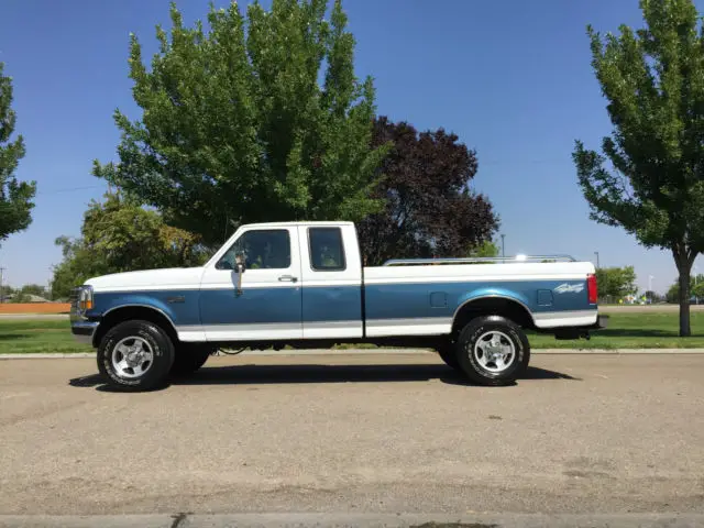 1993 ford f-250 xlt 4x4 super-cab long box with only 88.415 actual miles