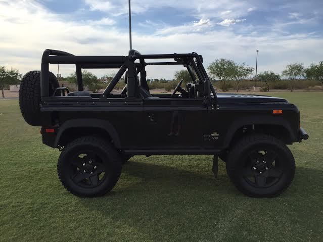 1994 land rover defender 90 2-door 4.6l convertible fully custom 1 of a kind!