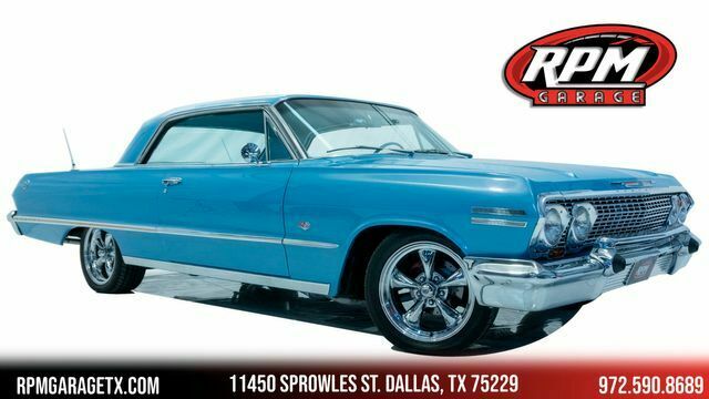 1963 chevrolet impala ss fully restored show car 56795 miles blue coupe 8 automa