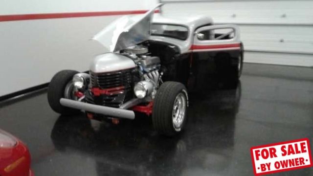 1936 chevy pickup chopped top hot rod rebuilt engine and trans a/c c60877