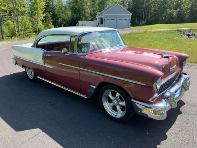1955 chevrolet bel air hardtop restomod! restored! 383 stroker! 4 speed! l@@k!