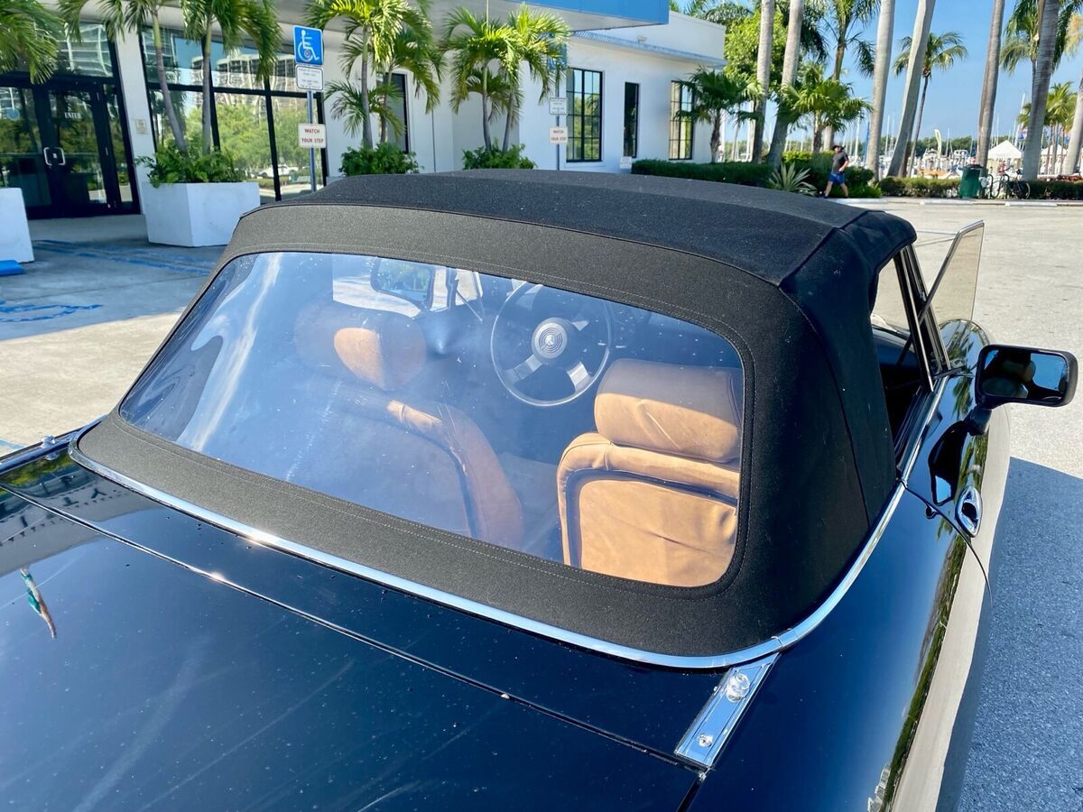 1989 alfa romeo spider convertible black veloce