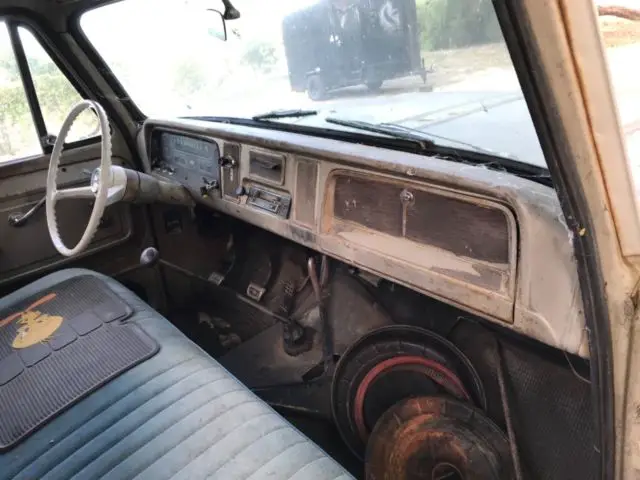 1964 chevy truck longbed stick shift 2500 model sold as a parts truck california