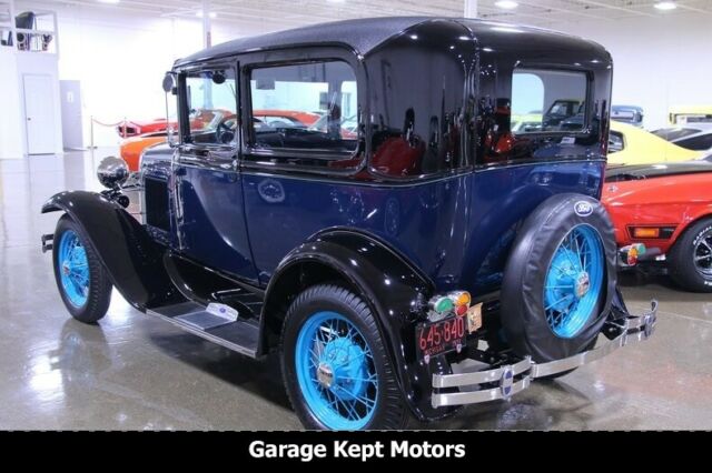 1931 ford model a lombard blue and black coupe 201ci 4-cylinder 6369 miles