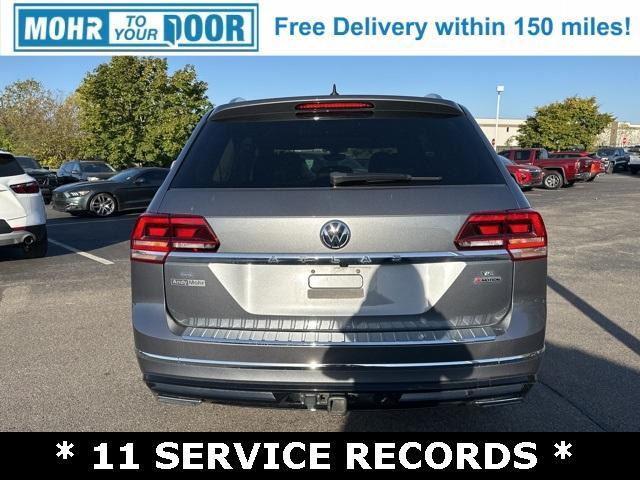 2019 volkswagen atlas 3.6 v6 se r-line
