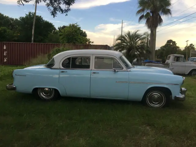 1954 dodge meadowbrook blue no reserve meadow brook car sedan