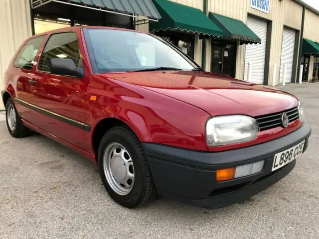 1993 rhd vw golf ryder european spec 31k miles, collector item