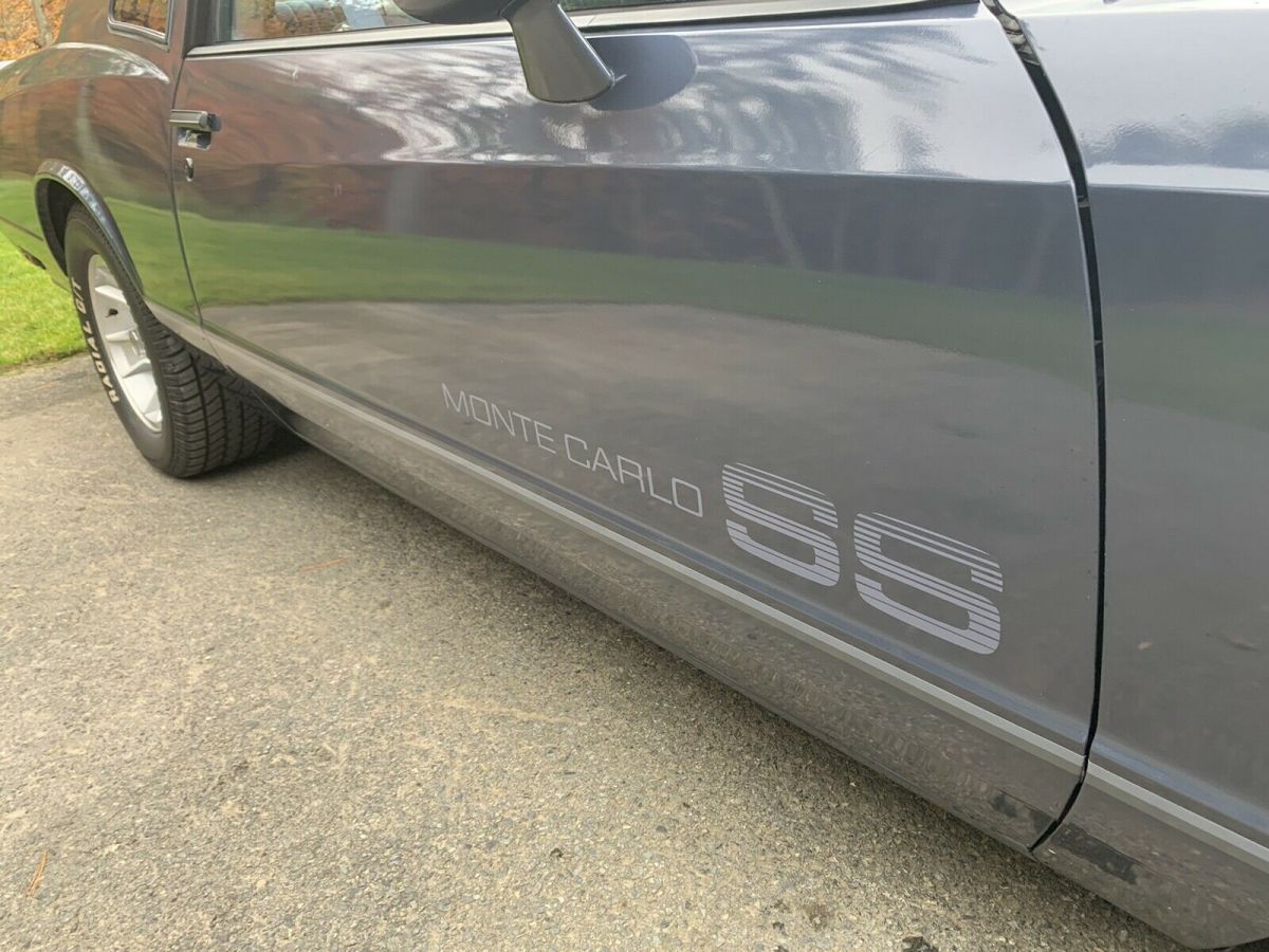 1983 chevrolet monte carlo coupe blue rwd automatic ss