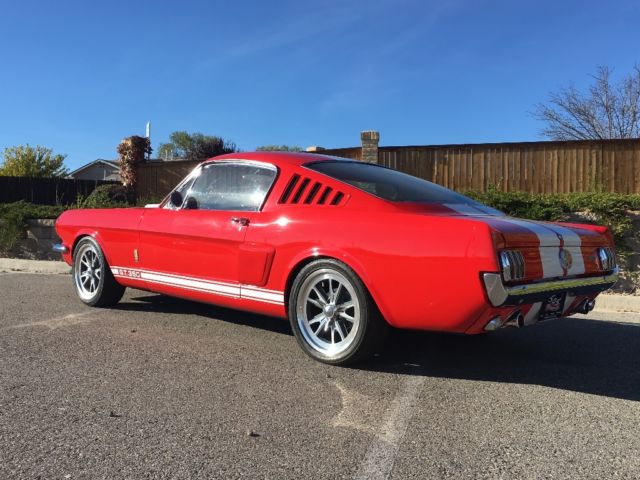 1965 mustang 2+2 fastback shelby gt350 tribute