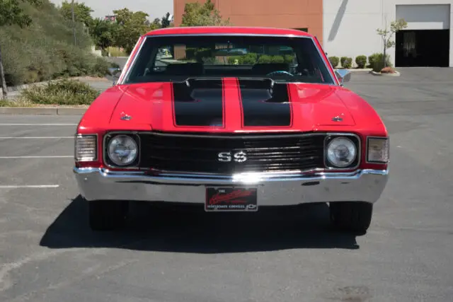 1972 chevrolet chevelle super sport clone 79125 miles red sport coupe t350 auto