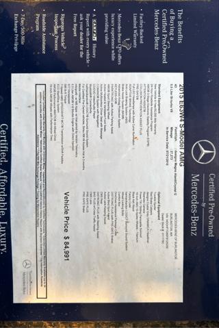 2015 mercedes-benz e-class s 4matic