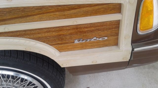 1986 chrysler lebaron town & country convertible mark cross interior