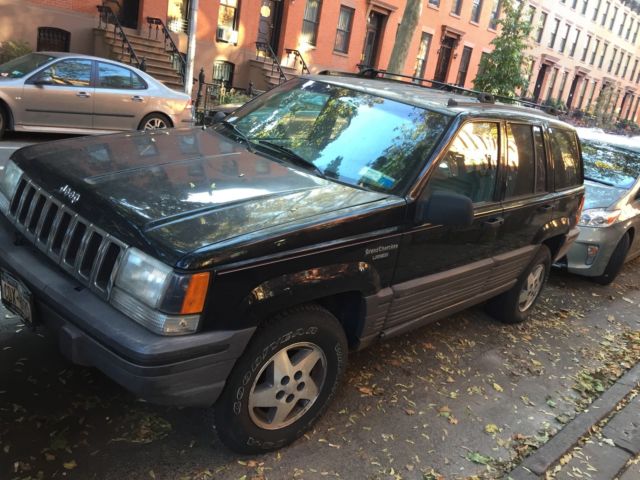 1994 jeep grand cherokee laredo sport utility, black suv, drives very well