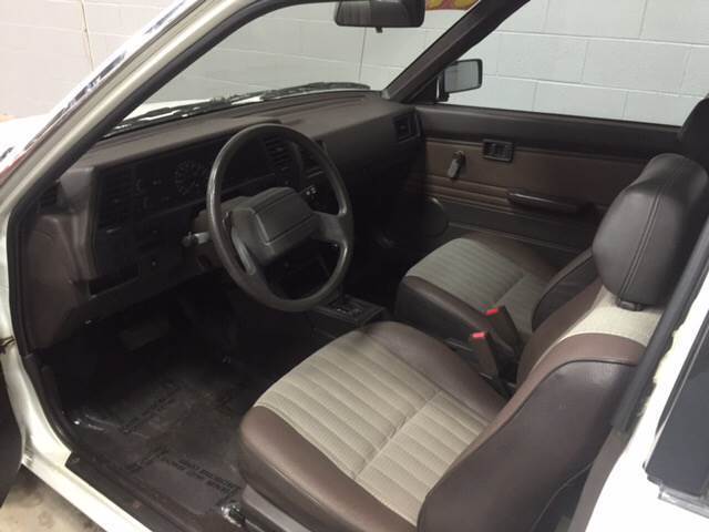 1989 nissan sentra xe 2dr coupe 58,030 miles white coupe 1.6l i4 automatic 3-spe