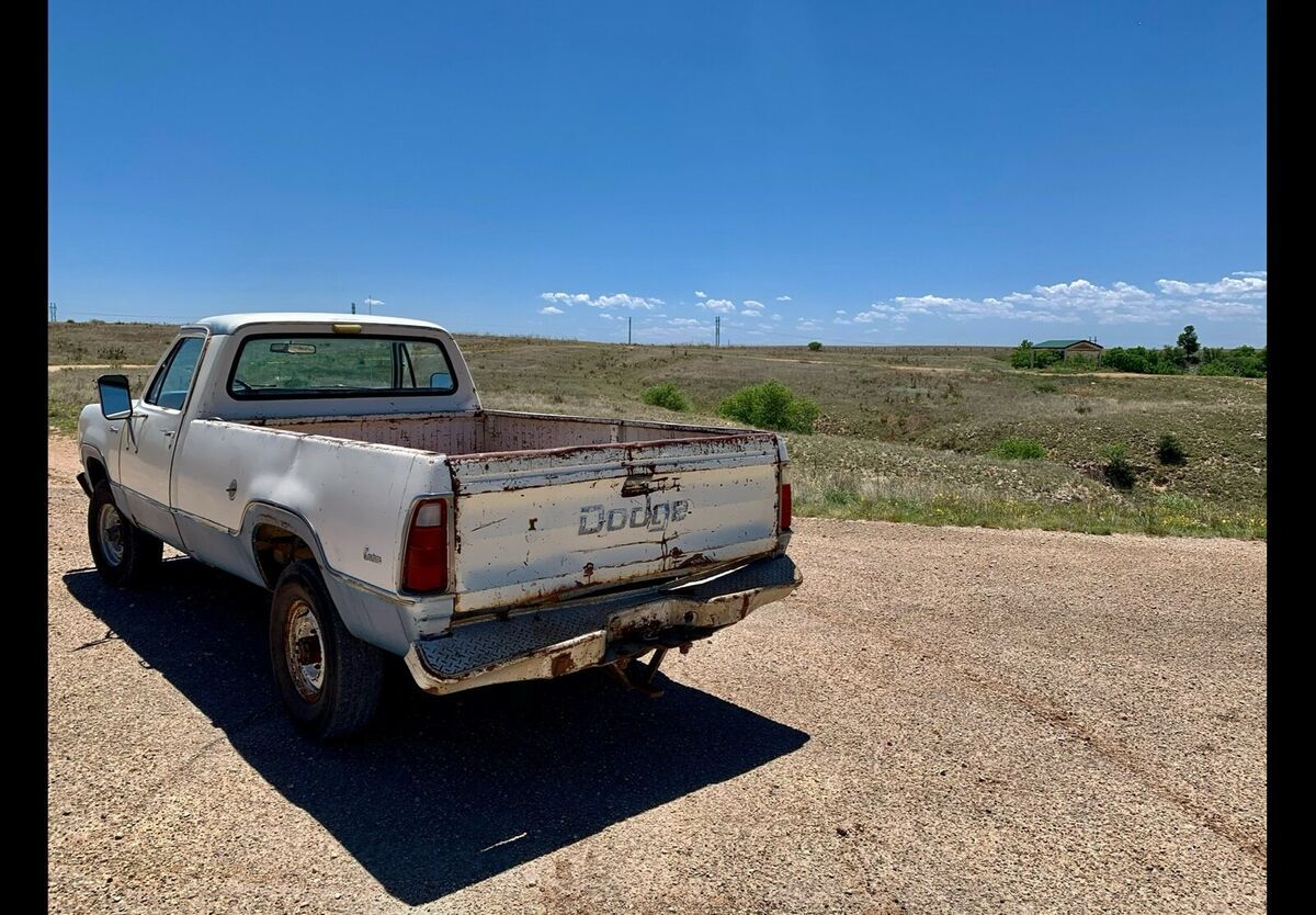 1973 dodge d/w series white custom