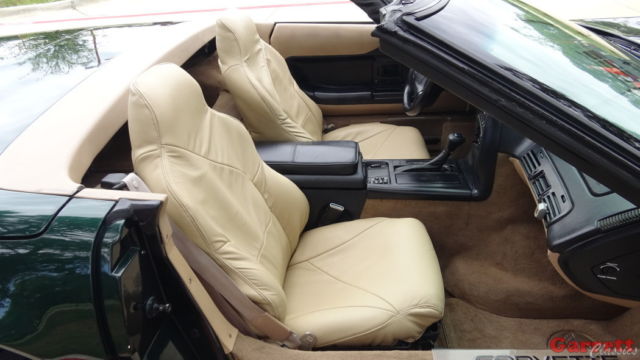 1994 chevrolet corvette convertible polo green original c4 stock - video