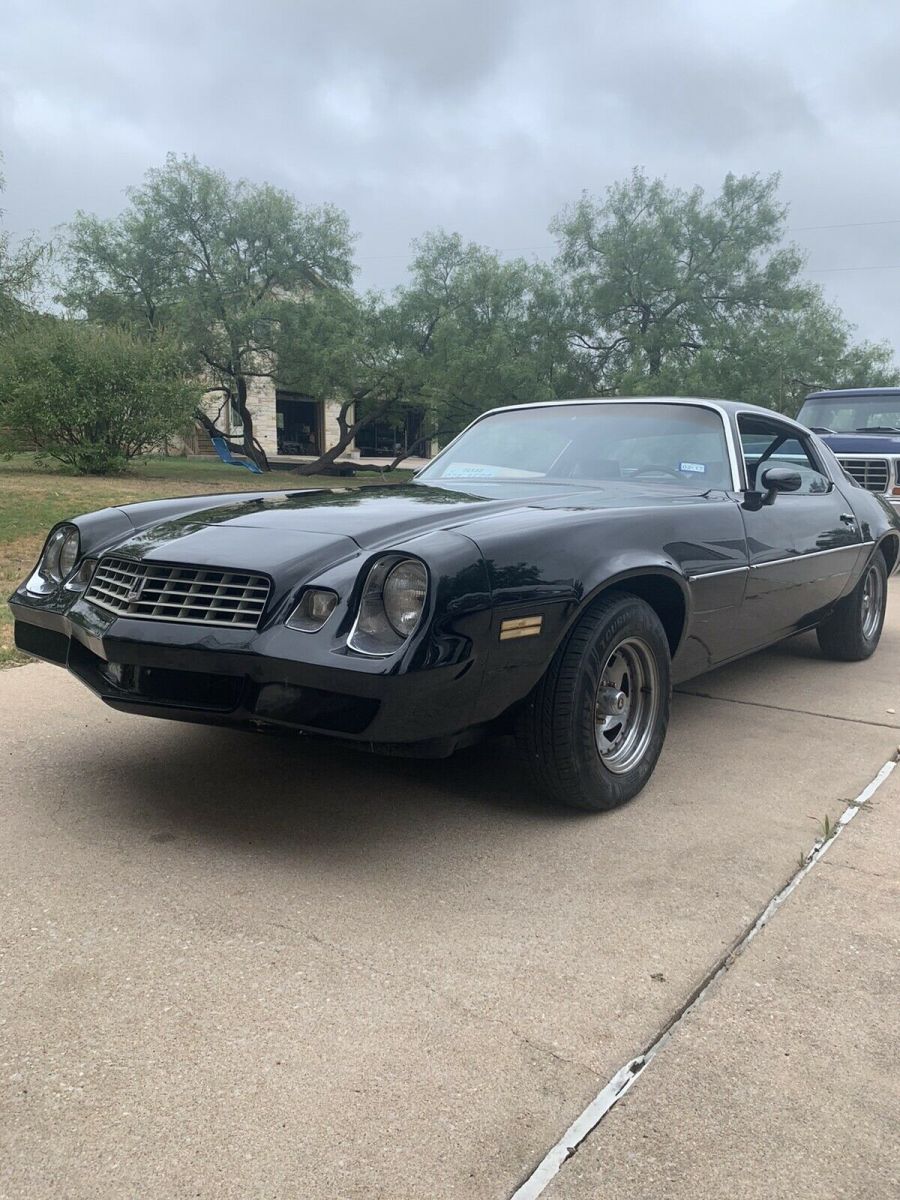 1979 chevrolet camaro 5.7 coupe black rwd manual berlinetta