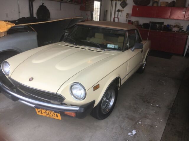 1979 fiat 2000 spider convertible
